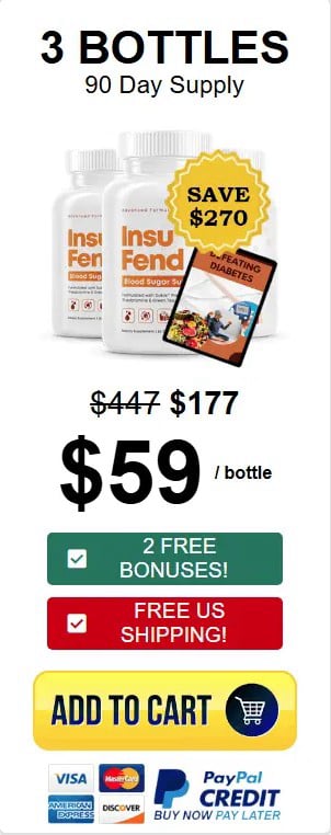 InsuFend price 3 bottle